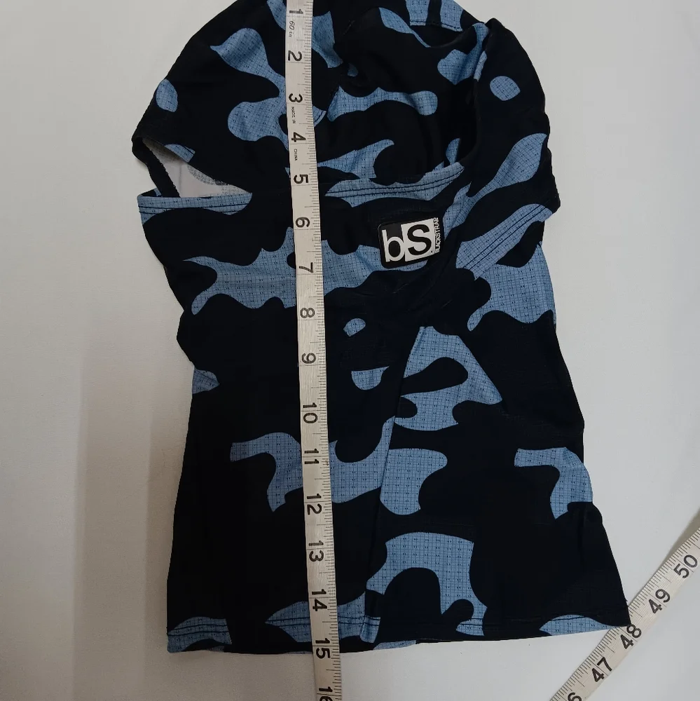 Black and Blue Camouflage Hoodie